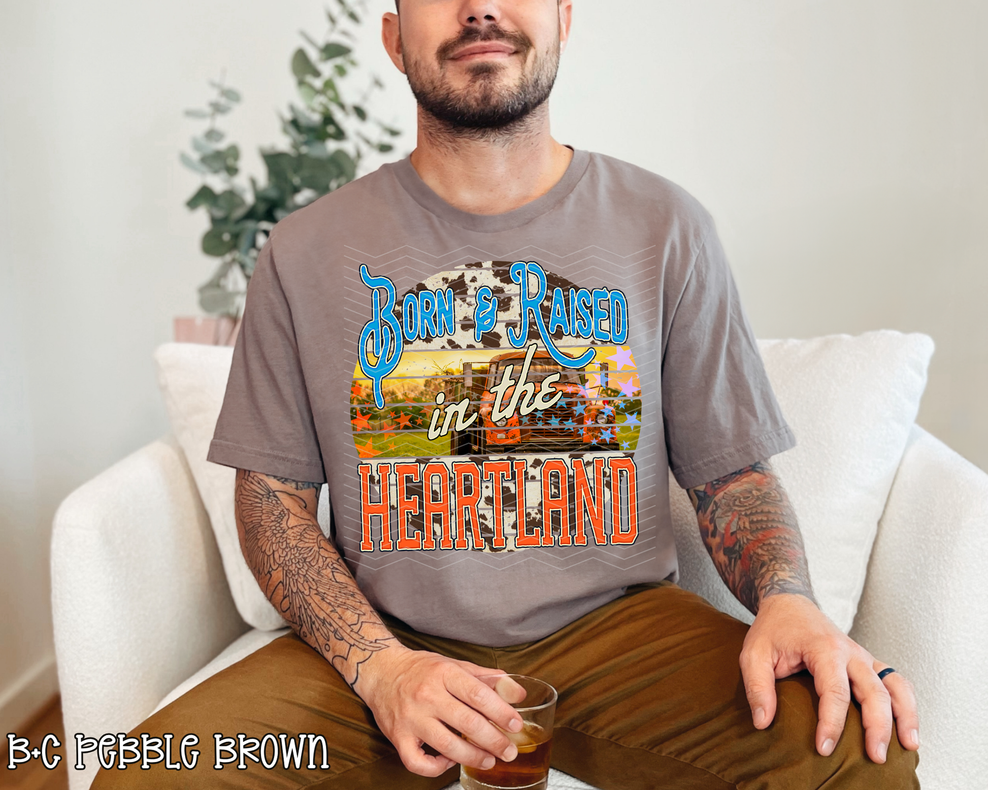 Born and Raised in the Heartland DTF TRANSFER