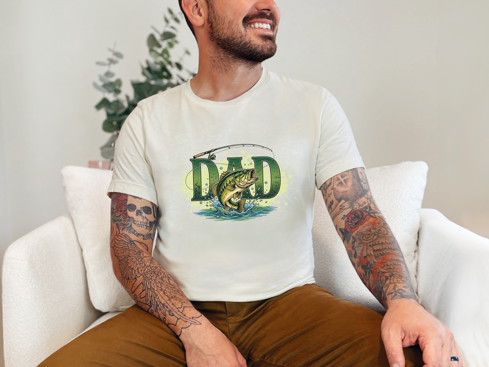 Dad Fish DTF TRANSFER