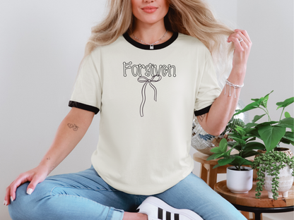 Simple Bow Forgiven DTF TRANSFER