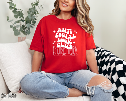 Anti Social Book Club Pocket DTF TRANSFER