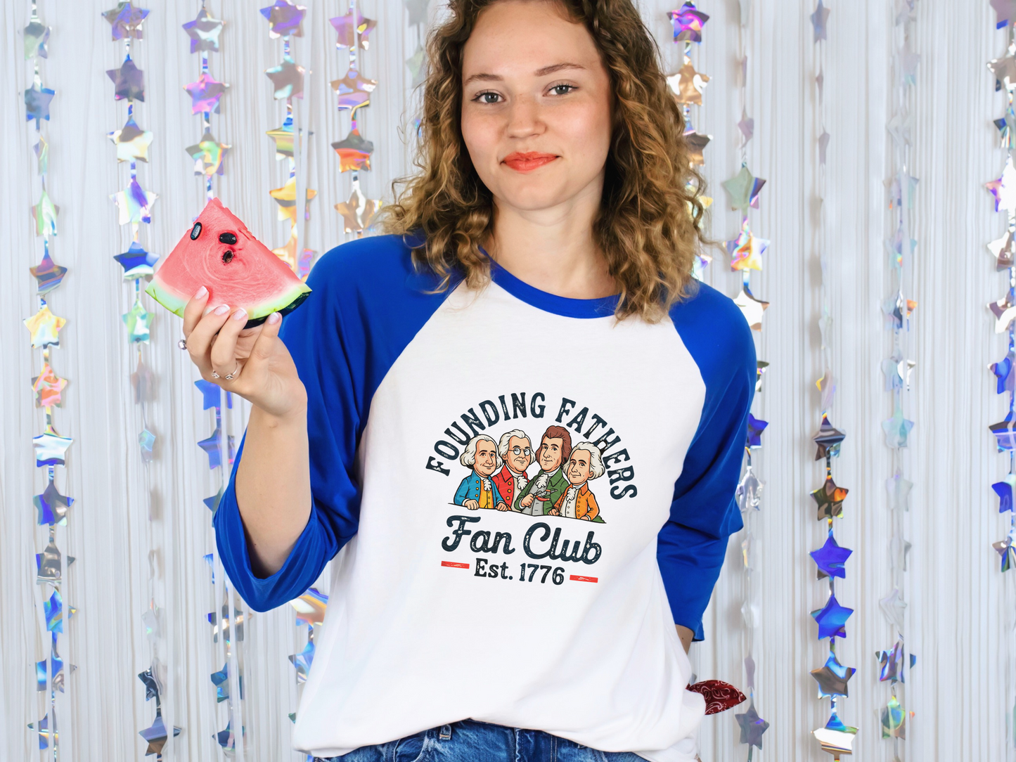 Founding Fathers Fan Club Est 1776 DTF TRANSFER