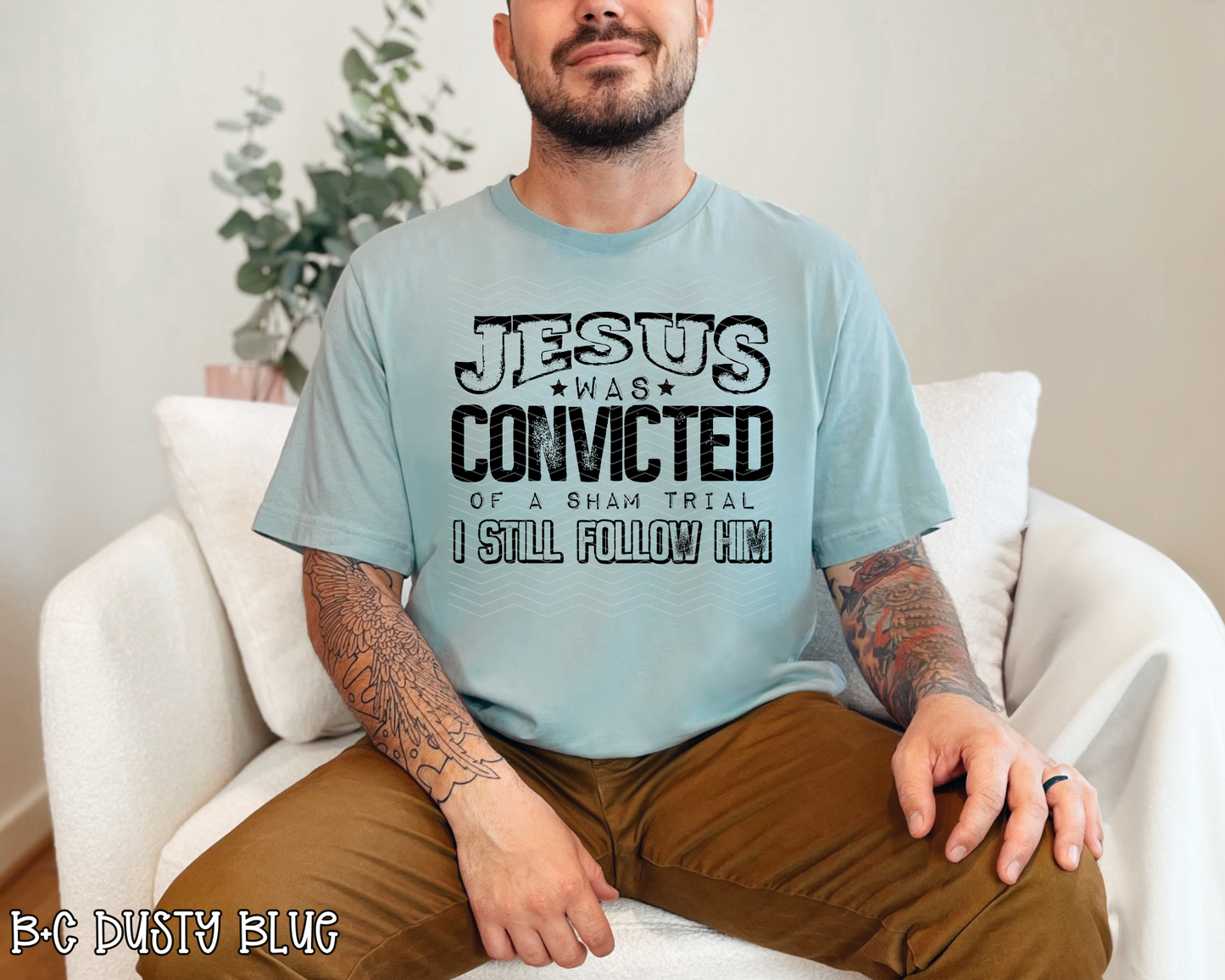 Jesus was Convicted Single Color DTF TRANSFER