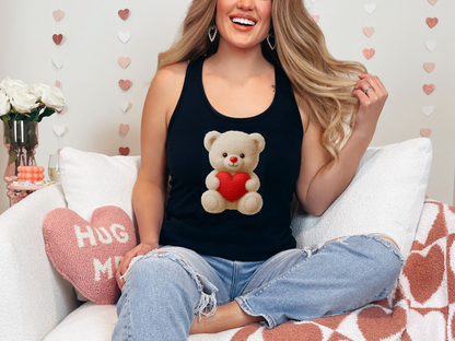 Valentine Fuzzy Bear DTF TRANSFER