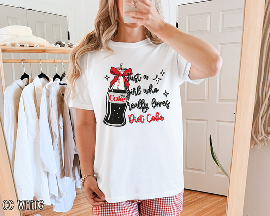 Diet Coke Bottle DTF TRANSFER