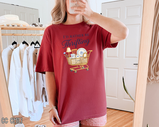 I'd Rather Be Thrifting Cart DTF TRANSFER
