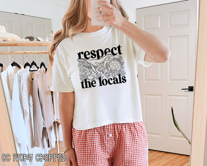 Respect The Locals Black DTF TRANSFER