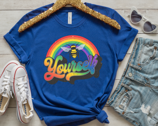 Bee Yourself rainbow