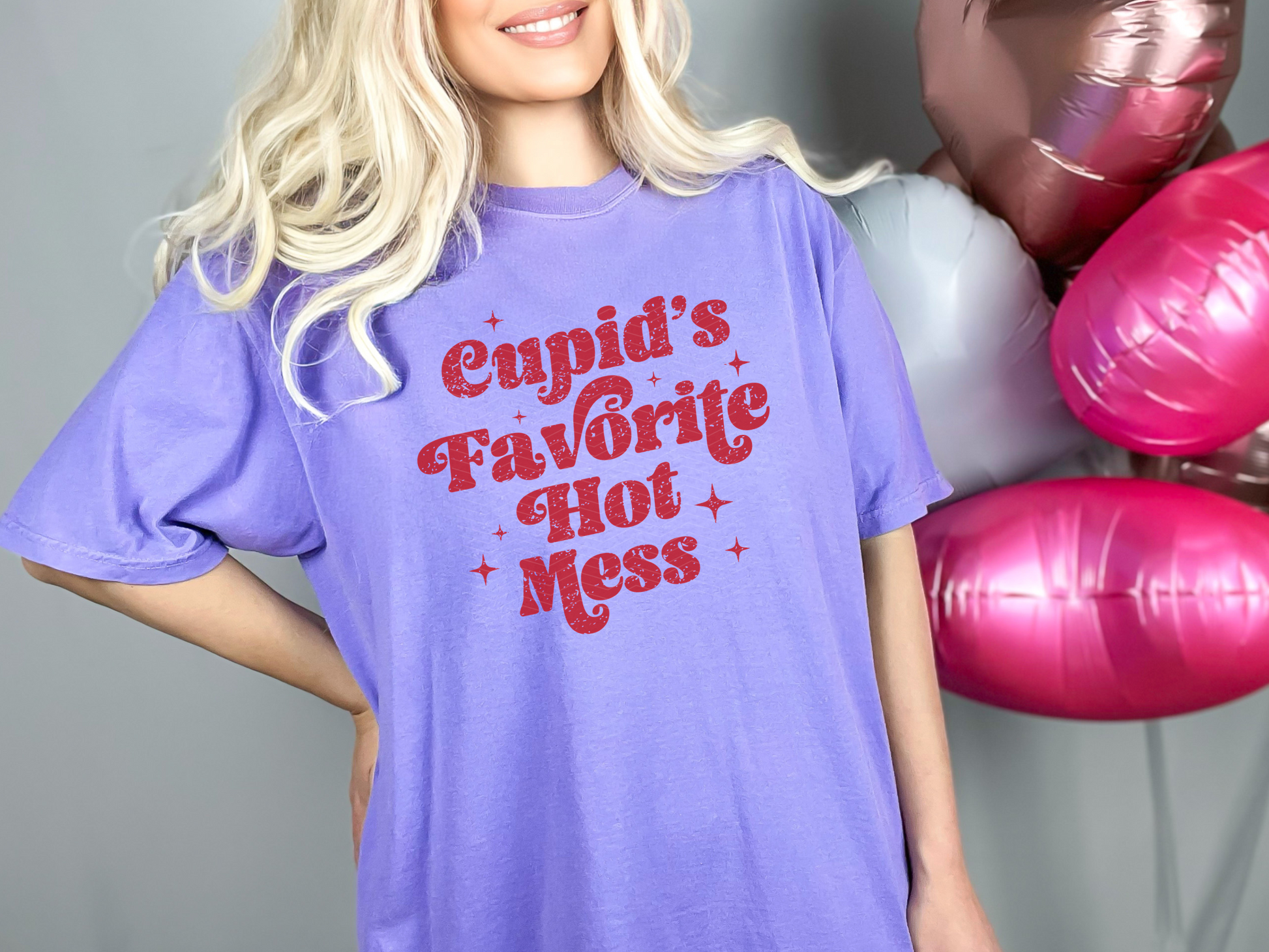 Cupid's Favorite Hot Mess DTF TRANSFER