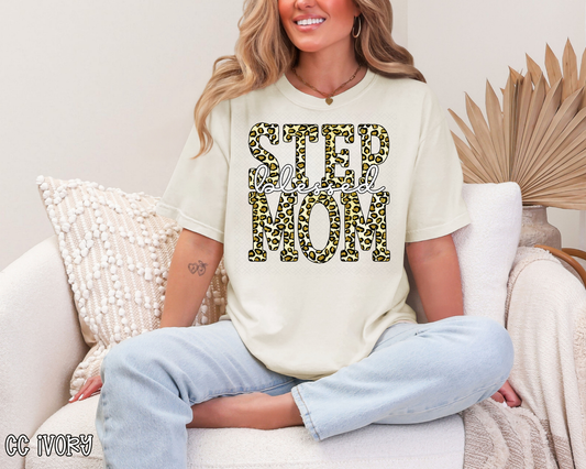 blessed step mom leopard DTF TRANSFER