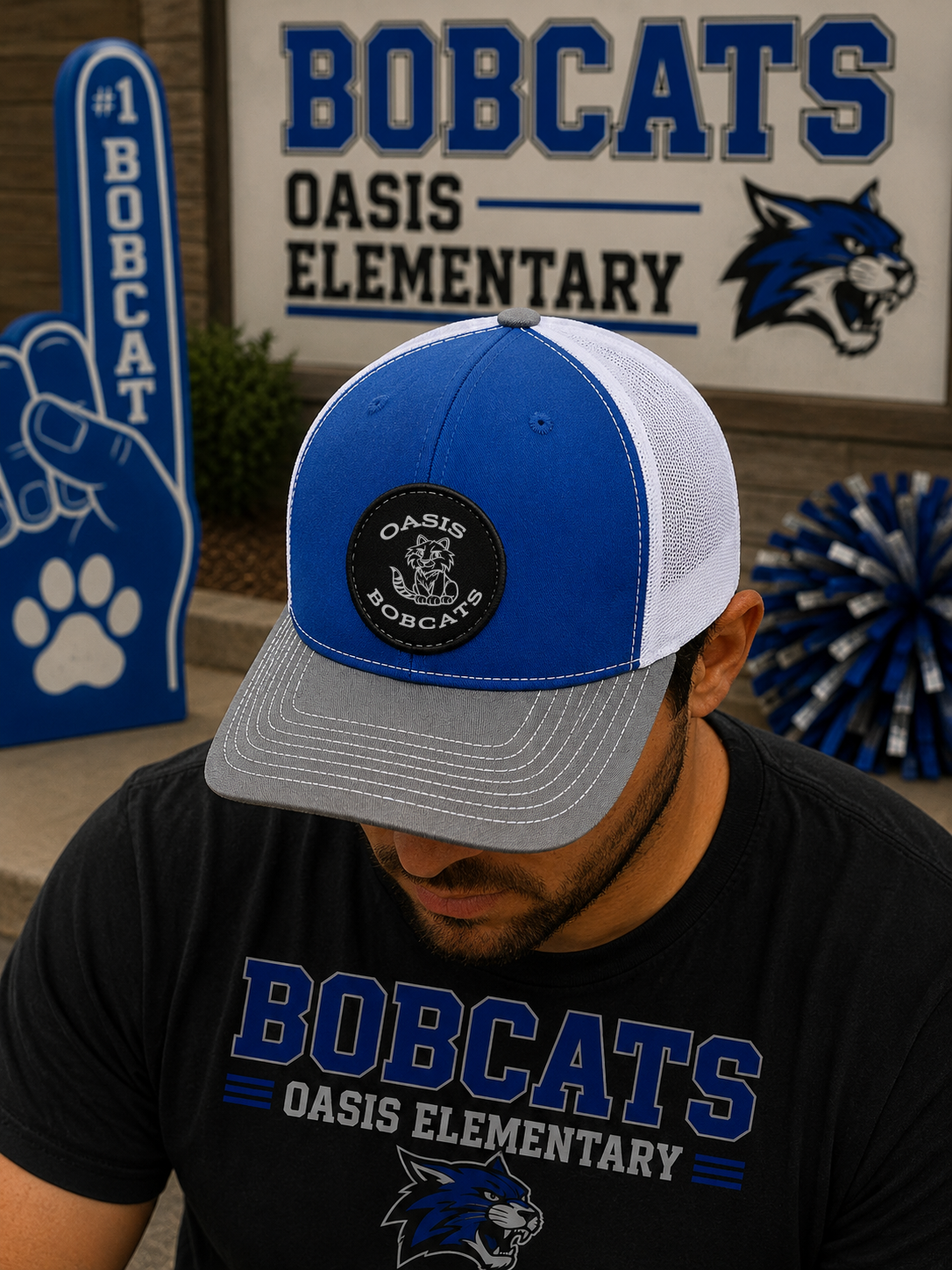 OASIS ELEMENTARY - Richardson Hat with Leather Patch
