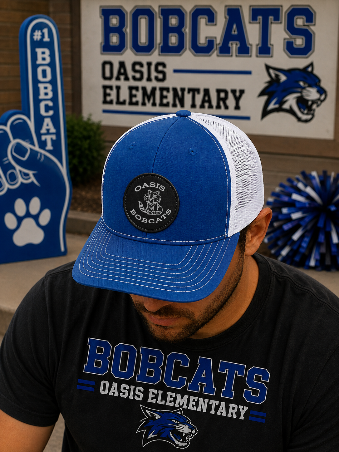 OASIS ELEMENTARY - Richardson Hat with Leather Patch