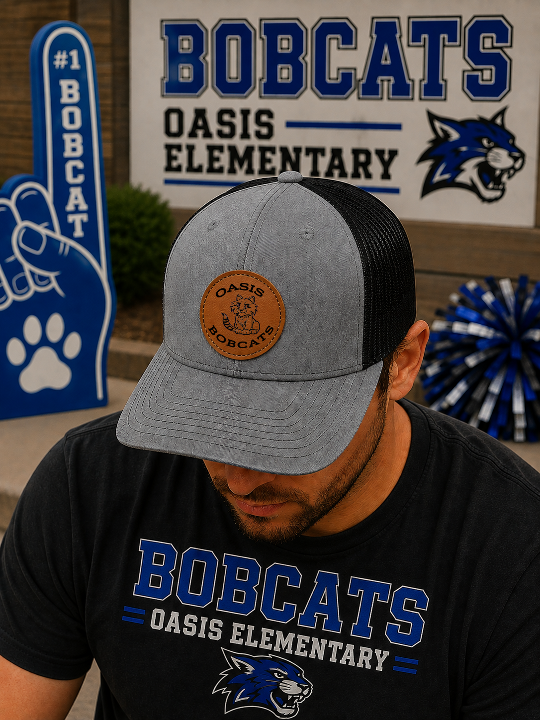 OASIS ELEMENTARY - Richardson Hat with Leather Patch