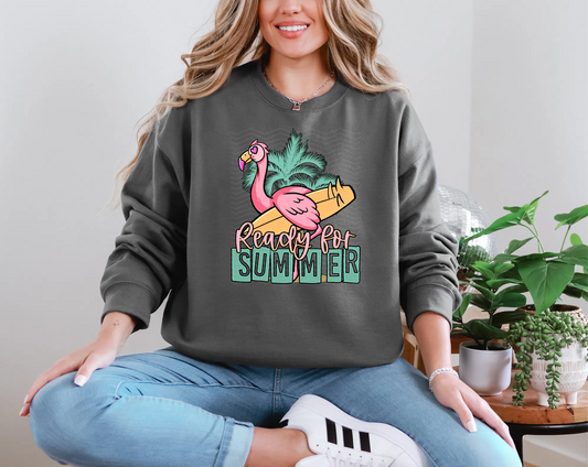Ready For Summer Flamingo DTF TRANSFER