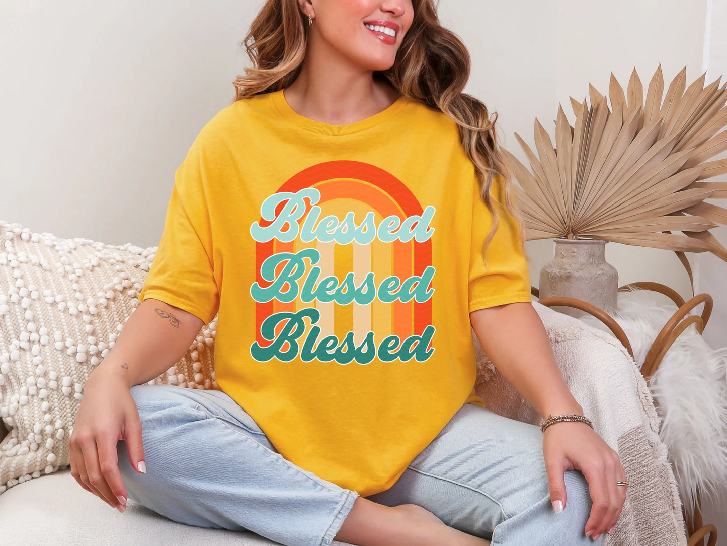 Blessed Retro DTF TRANSFER