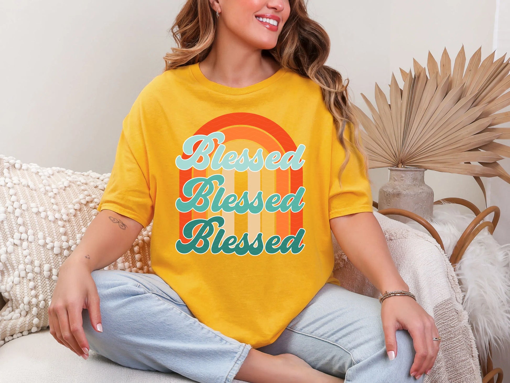 Blessed Retro DTF TRANSFER