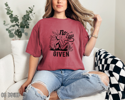 No Eggs Given Black DTF TRANSFER