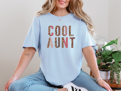 Cool Aunt Half Leopard DTF TRANSFER