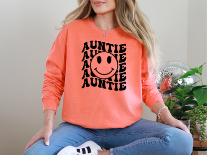 Auntie Retro Smiley DTF TRANSFER