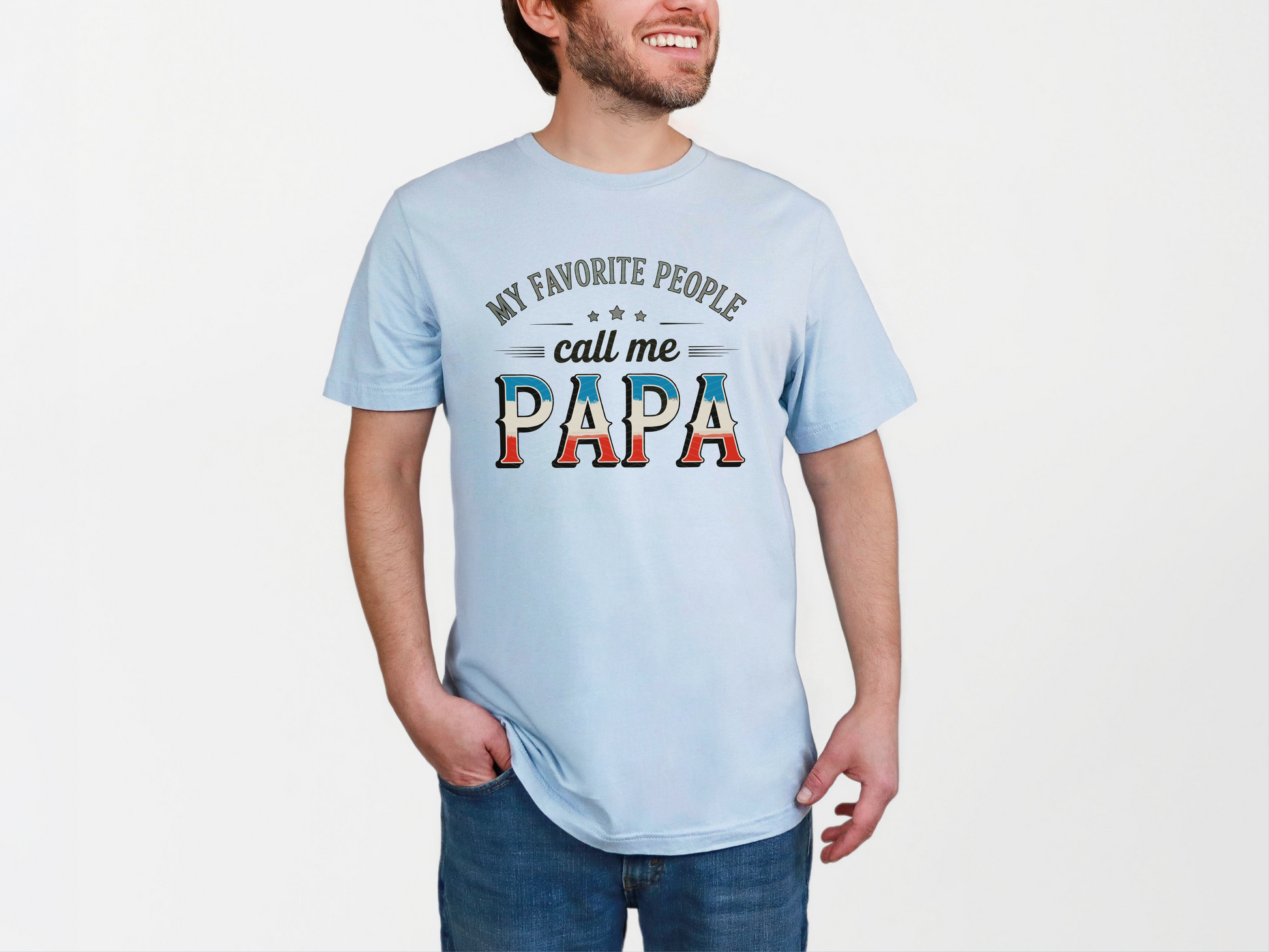 My Favorite People Call Me Papa DTF TRANSFER