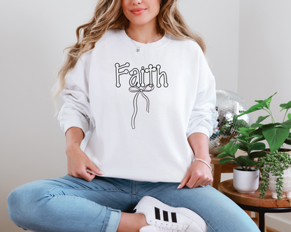 Simple Bow Faith DTF TRANSFER