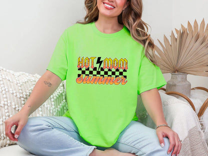 Hot Mom Summer Small Checkeredboard DTF TRANSFER