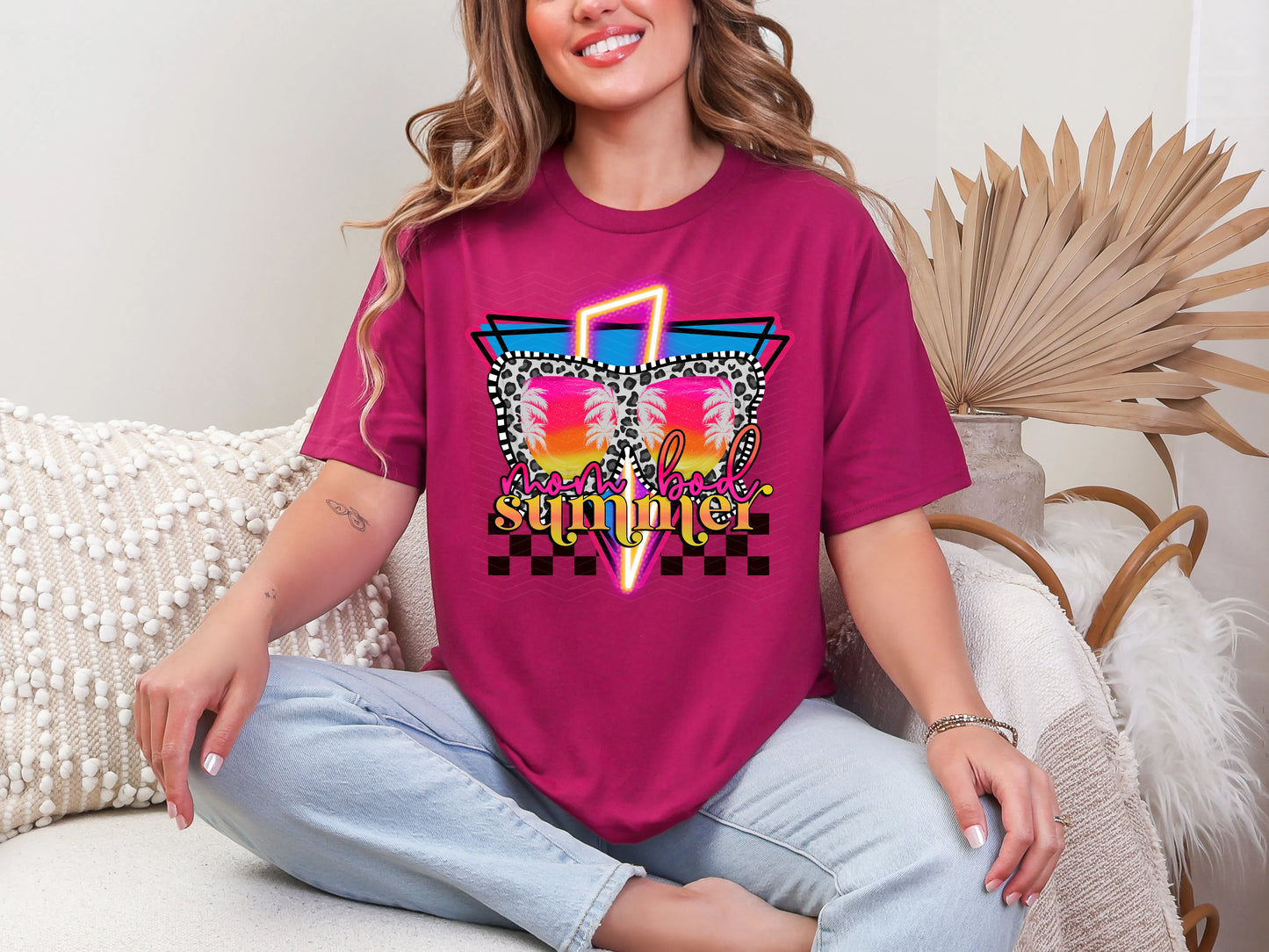 Mom Bod Summer Neon DTF TRANSFER