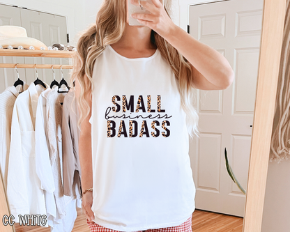Small Business Badass Half Leopard DTF TRANSFER
