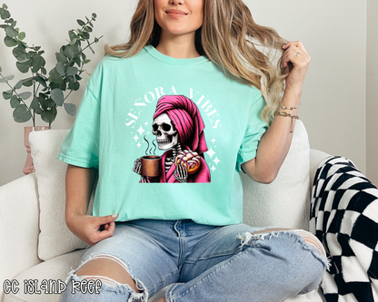 Señora Vibes White DTF TRANSFER