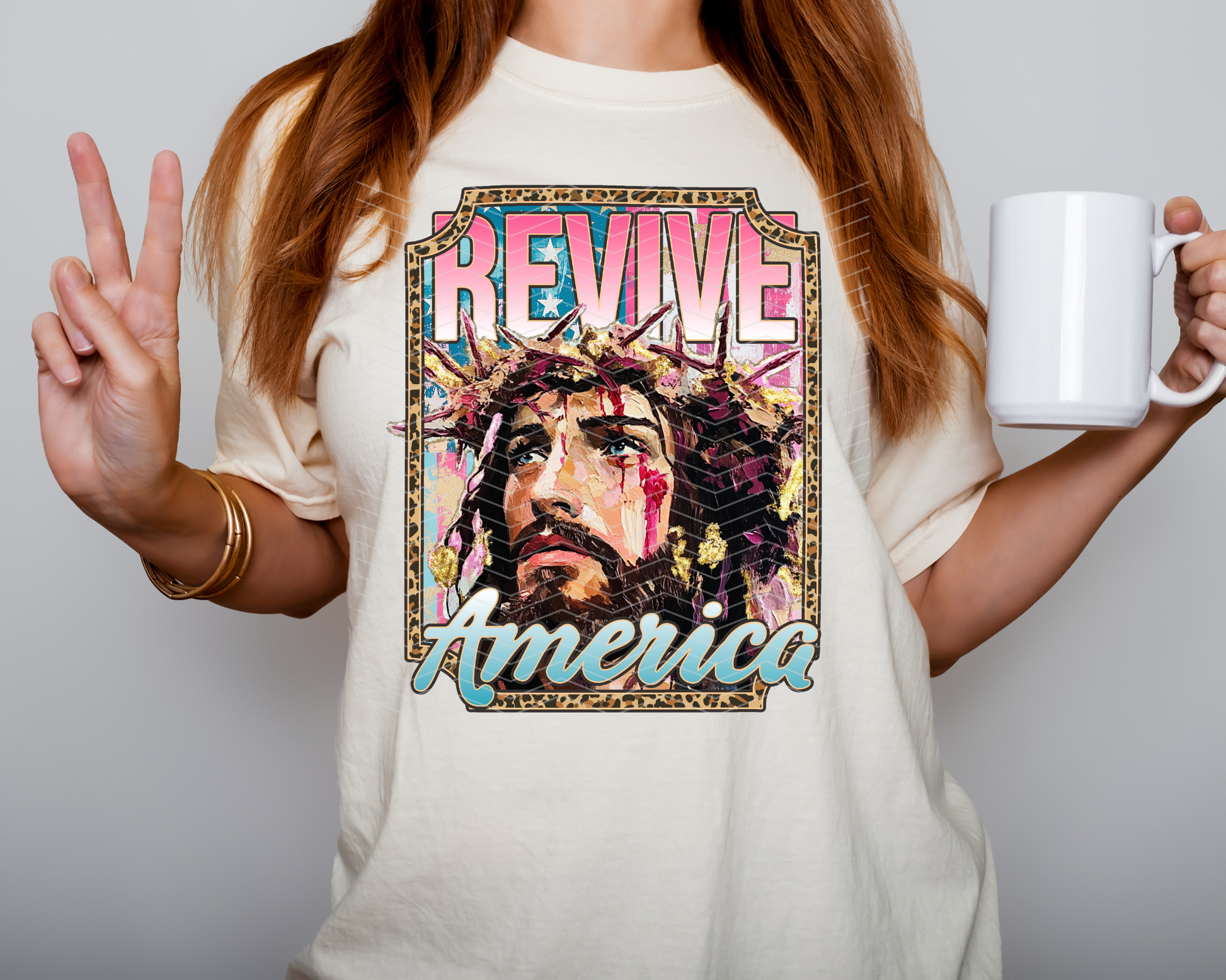 Revive America Jesus DTF TRANSFER