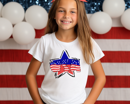 USA Doodle Star (Blue) DTF TRANSFER