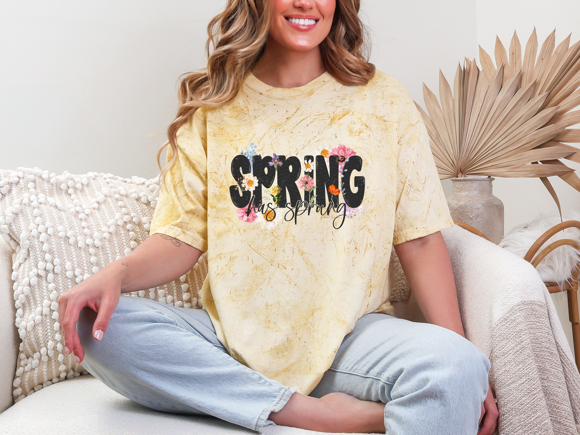 Spring Has Sprung Floral DTF TRANSFER