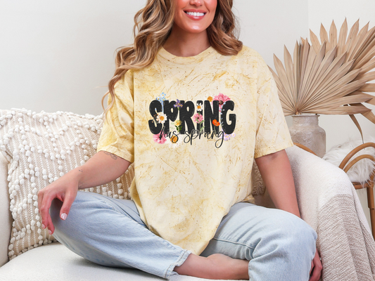 Spring Has Sprung Floral DTF TRANSFER