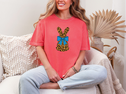 Leopard Easter Bunny DTF TRANSFER