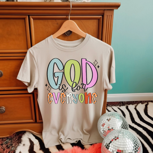 God Is For Everyone DTF TRANSFER