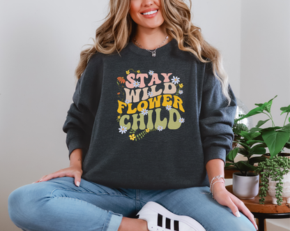 Stay Wild Flower Child DTF TRANSFER