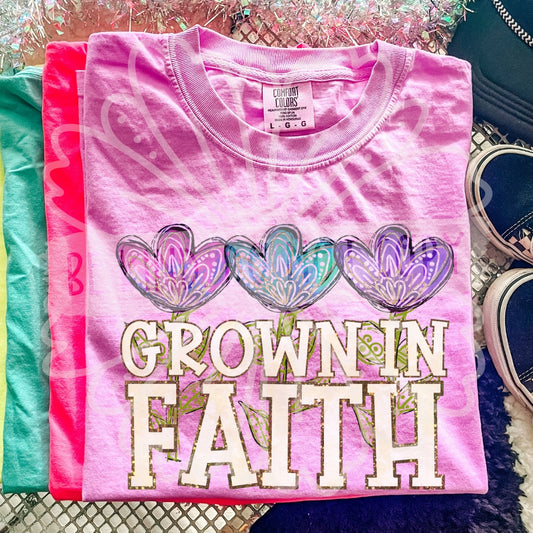 Grown In Faith DTF TRANSFER