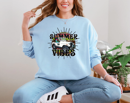 Summer Vibes Off Road White DTF TRANSFER
