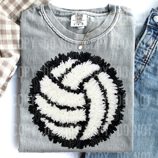 VOLLEYBALL FAUX YARN DTF TRANSFER