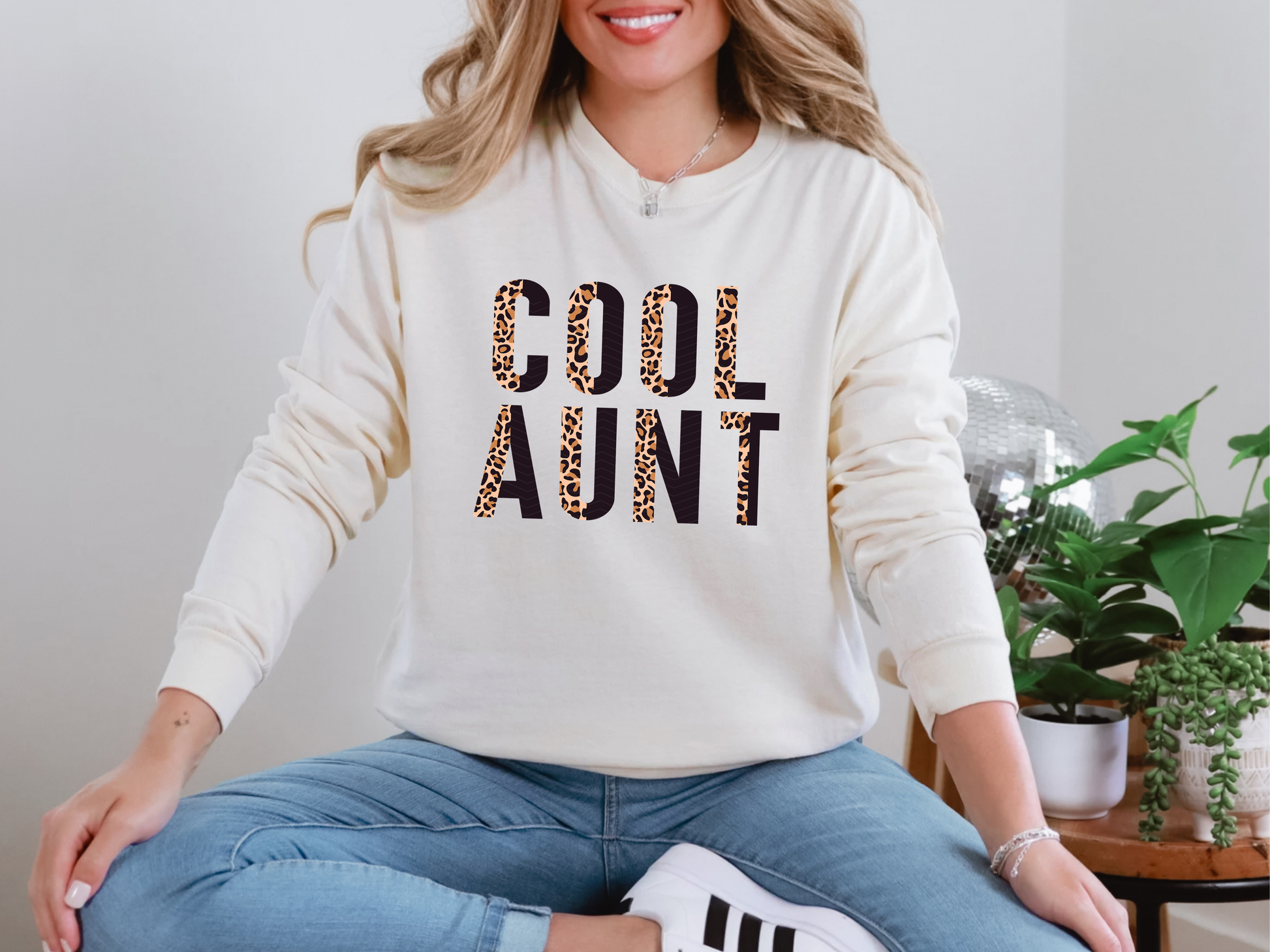 Cool Aunt Half Leopard DTF TRANSFER