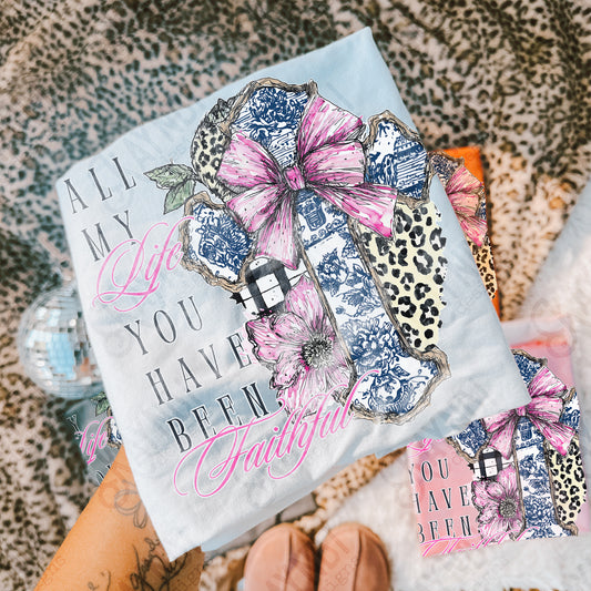 All my Life You Have Been Faithful Toile & Leopard DTF TRANSFER