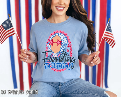 Founding Daddy Star Eyes Kayndi DTF TRANSFER
