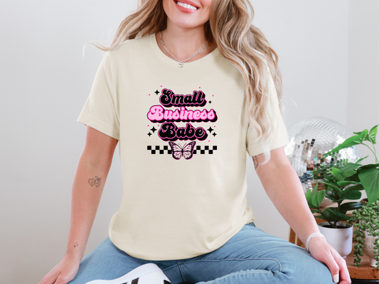 Small Business Babe Butterfly DTF TRANSFER
