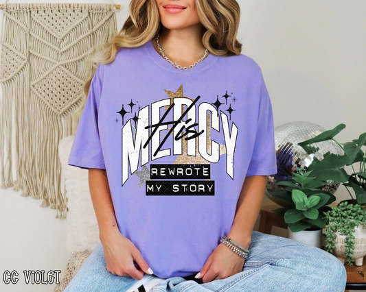 His Mercy Rewrote My Story DTF TRANSFER