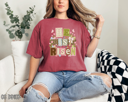 He Is Risen Pastel DTF TRANSFER