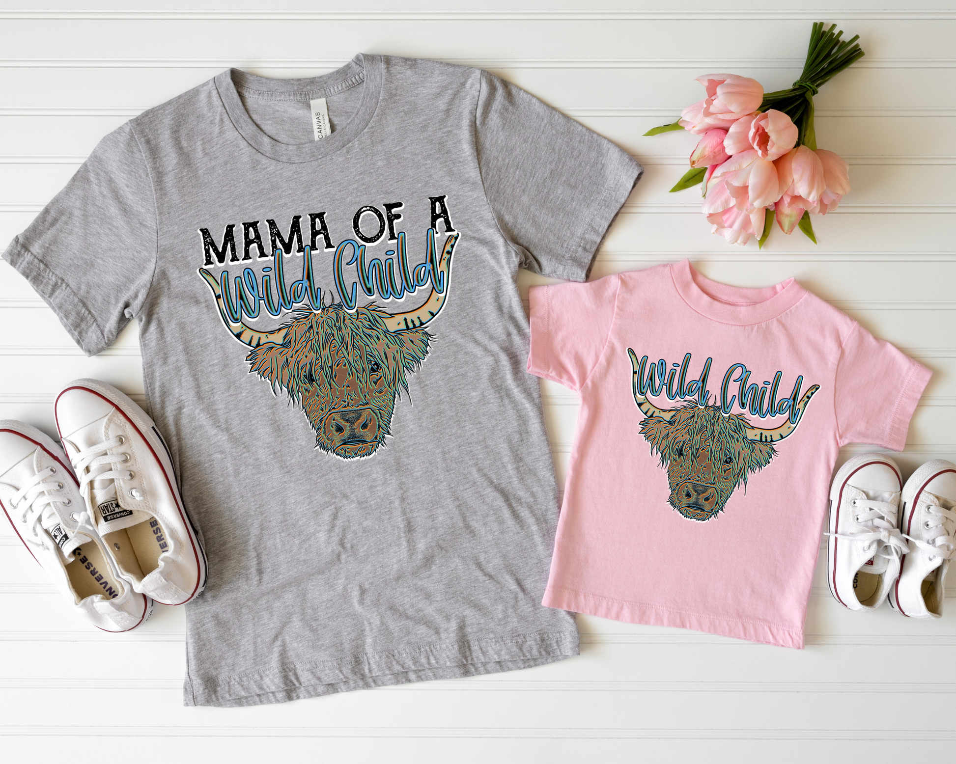 Mama and Mini of A Wild Child DTF TRANSFER