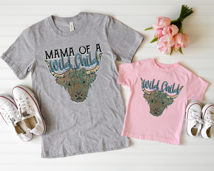 Mama and Mini of A Wild Child DTF TRANSFER