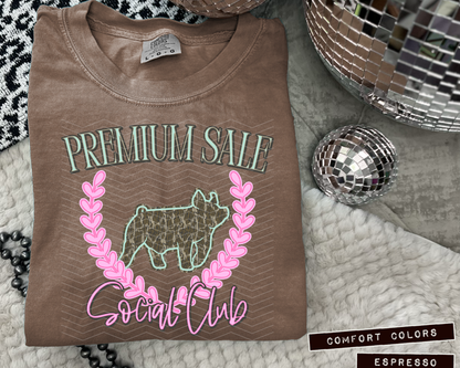 Premium Sale Social Club Pig Camo DTF TRANSFER