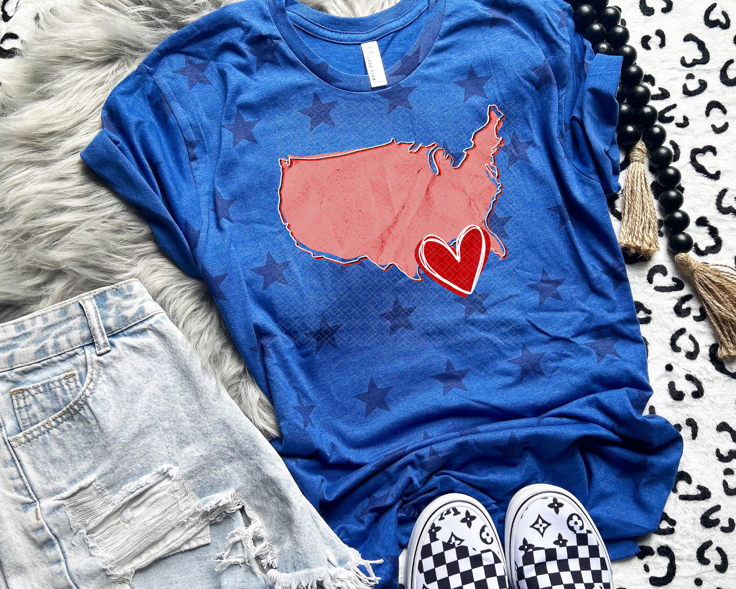gulf of america heart DTF TRANSFER