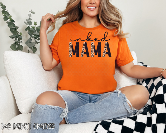 inked mama half leopard DTF TRANSFER