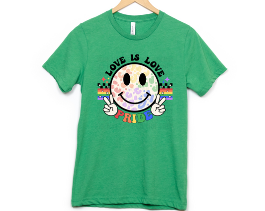 Love Is Love Pride Smiley